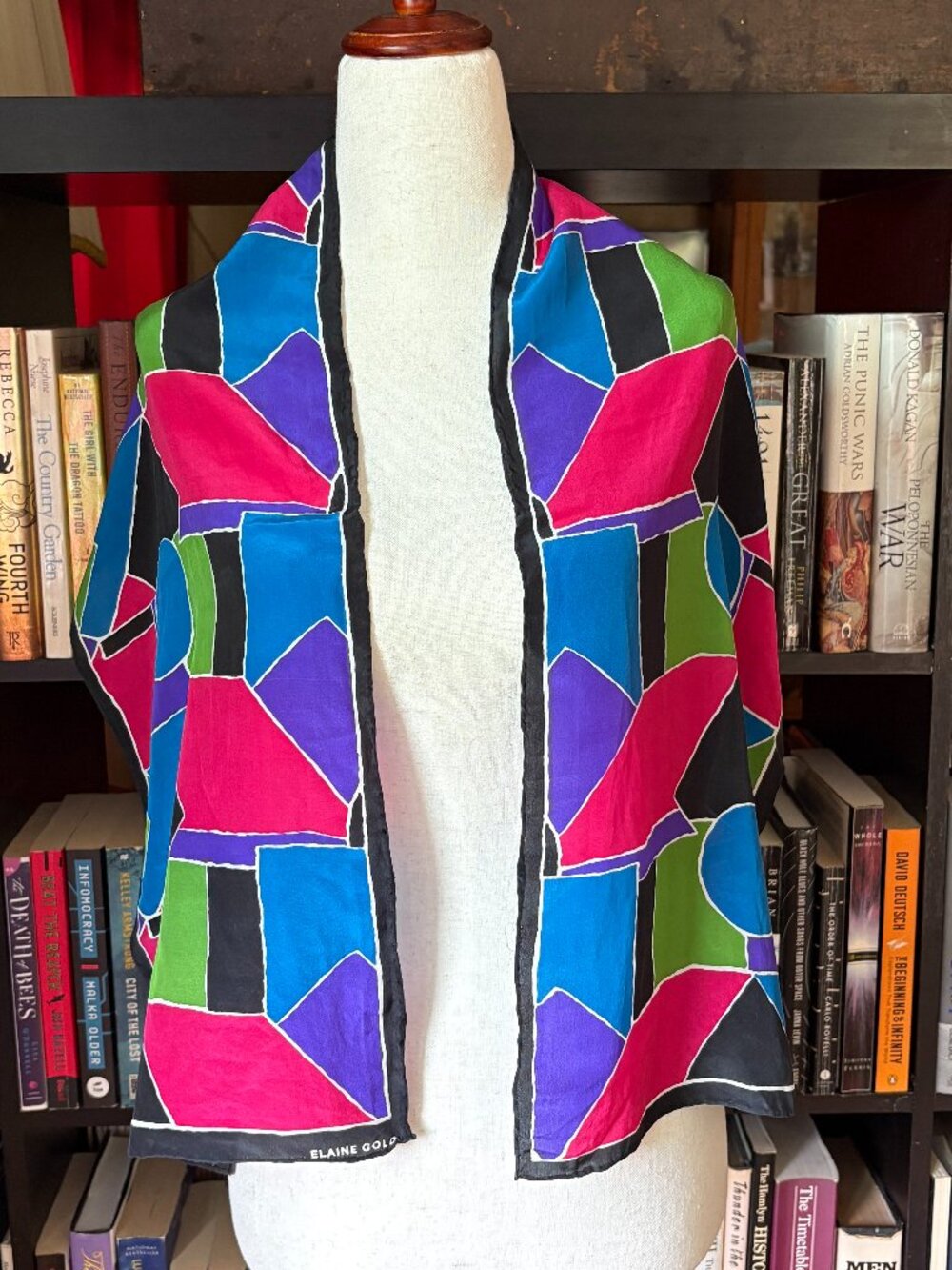 vintage Elaine Gold scarf